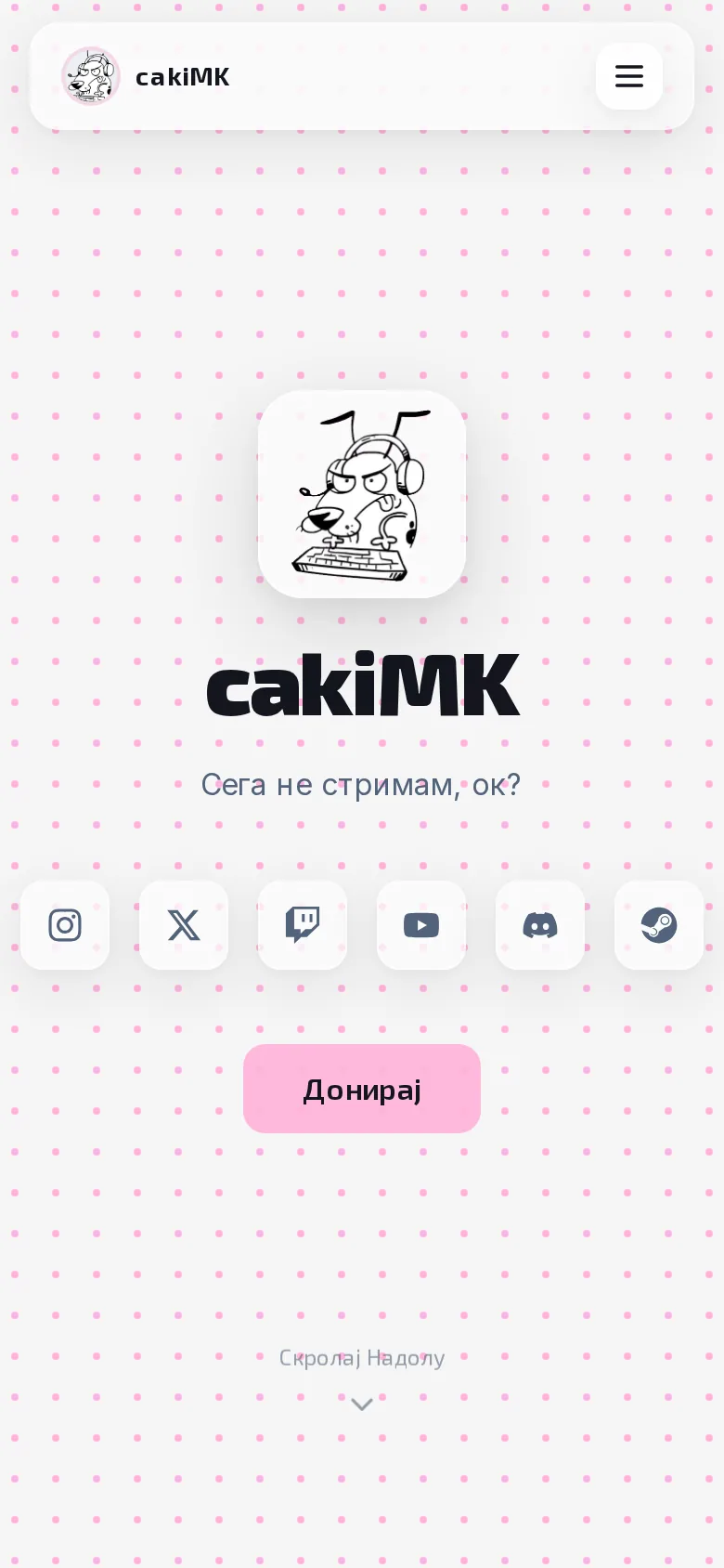 cakiMK mobile view